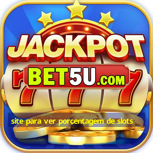 site para ver porcentagem de slots