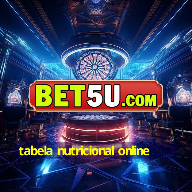 tabela nutricional online