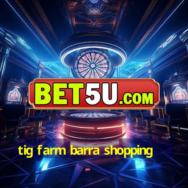 tig farm barra shopping