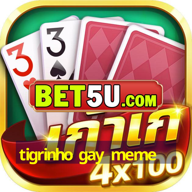 tigrinho gay meme