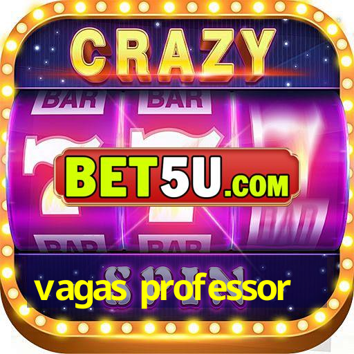 vagas professor